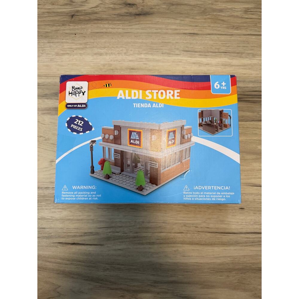 ALDI Store Building Block Set - Bee Happy - Limited Edition - 212 Pieces - NEW